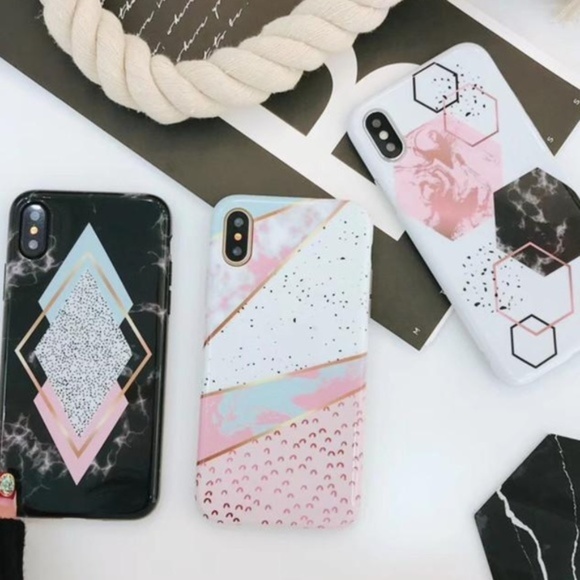 Fierce Broad Accessories - Marble iPhone Case (iPhone 8, 8 plus, X)